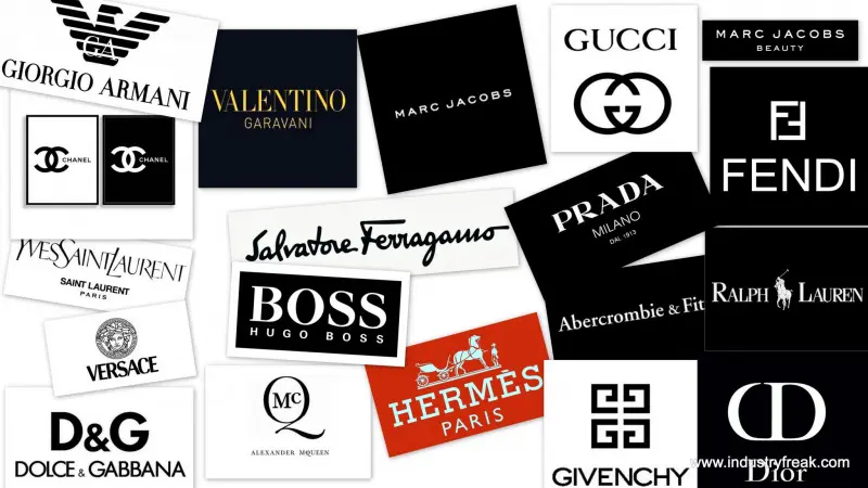 iconic luxury brand logos