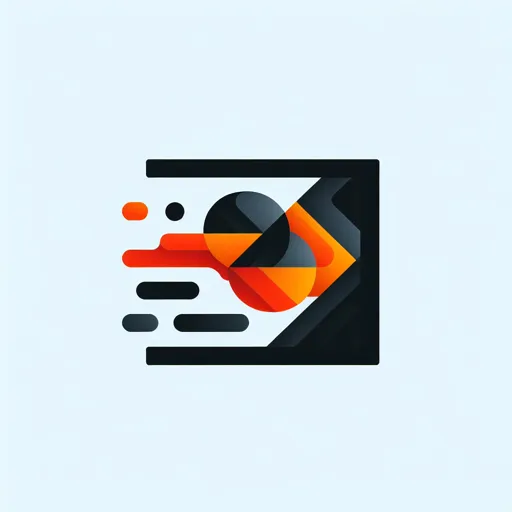Blender Logo Design Incorporating A Bold, Geometric Blending Effect