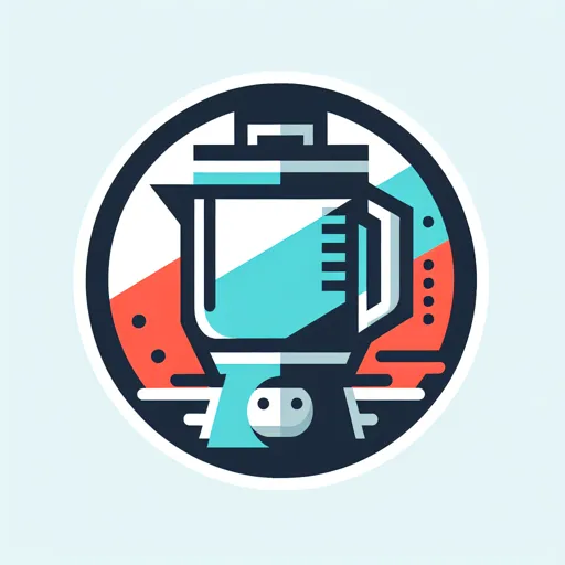 Blender Logo Design With A Bold, Geometric Blender And Mixing Jar