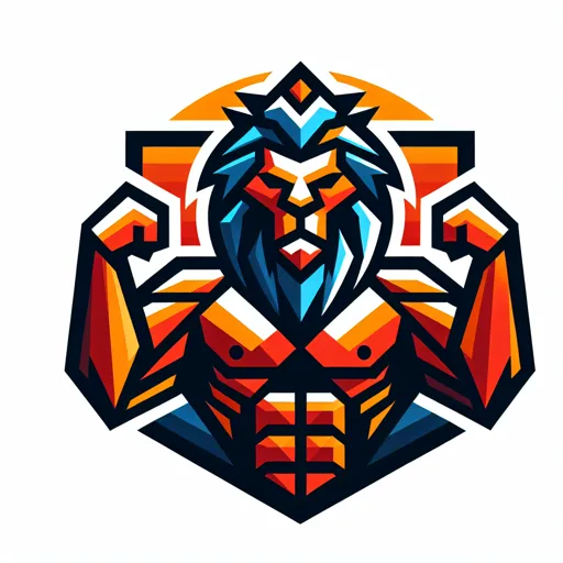 Bold Vector Logo Showcasing A Strong Symbol