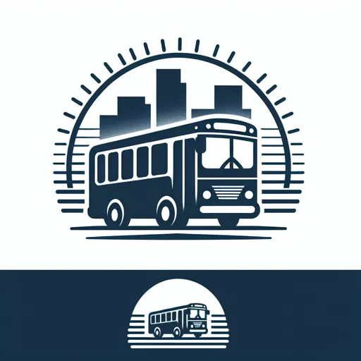 Bus Logo Design With A Clean, Professional Public Transport Theme