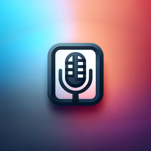 Channel Logo Design Featuring A Sleek Microphone Symbol