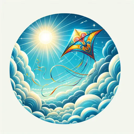 Children Logo Featuring A Kite Flying In The Sky