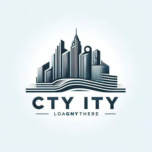 City Logo Design With A Modern Architectural Structure