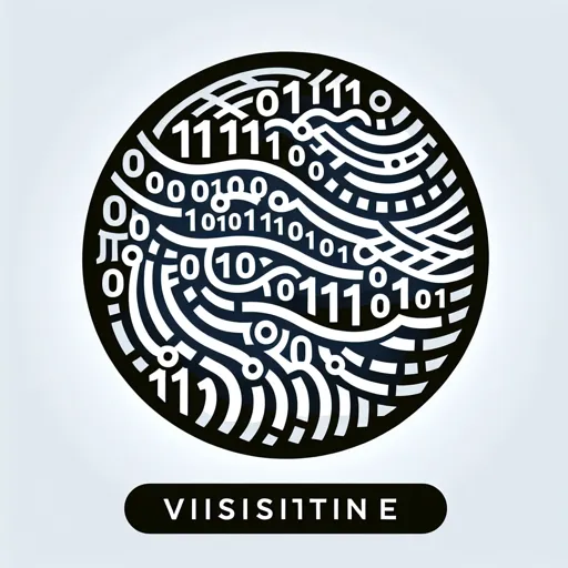 Code Logo Design Featuring A Professional Binary Code Pattern