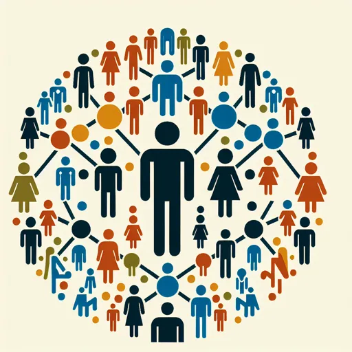 Community Logo Design Featuring Interconnected People Icons