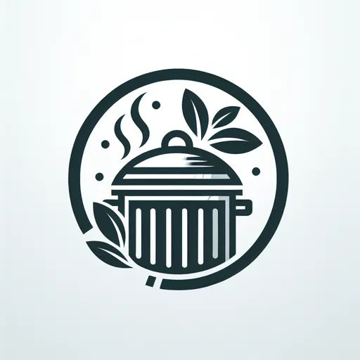 Cooking Logo Design Featuring A Modern, Sleek Food Container Or Jar