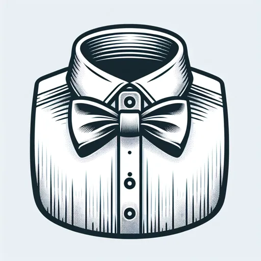 Dry Cleaning Logo Design With A Crisp White Shirt And Bowtie