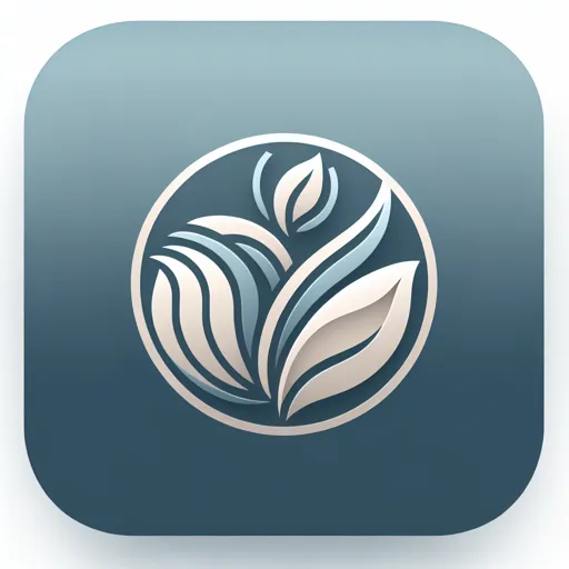 Elegant App Logo Design Showcasing A Delicate, Refined Icon