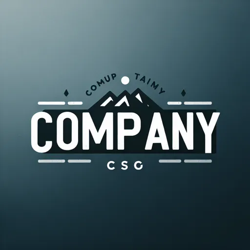 Font Logo Design Featuring “Company” In A Professional, Dynamic Typeface