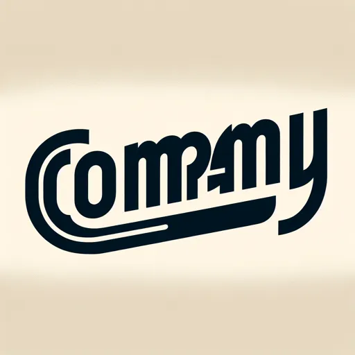 Font Logo Design Featuring “Company” In A Unique, Bold Typeface