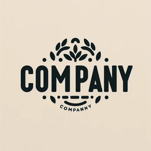 Font Logo Design With “Company” In A Chic, Stylish Typeface
