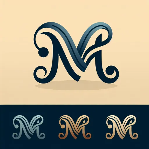 Letter M Logo With An Elegant Style
