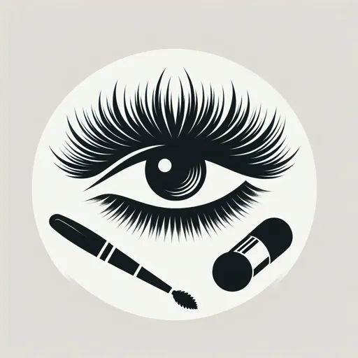 Makeup Artist Logo Design With An Eye And Dramatic Eyelashes