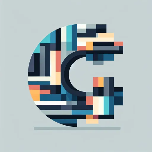 Minimalist Abstract Logo Design With Overlapping Color Blocks