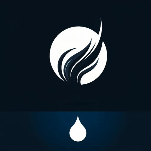 Minimalist Nail Logo Design Featuring A Single Brush Stroke And Color Drop