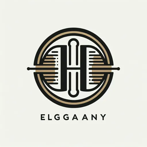 Monogram Logo Design Featuring A Chic, Bold Letter Design