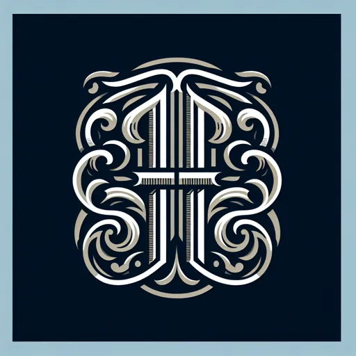 Monogram Logo Design Featuring A Classic, Refined Letter Arrangement