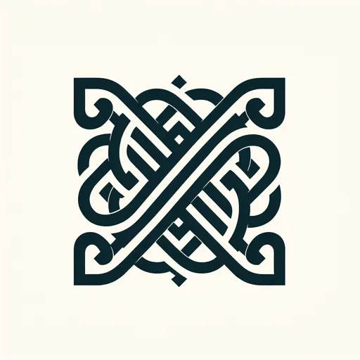 Monogram Logo Design Featuring An Elegant Interlocking Letter Design