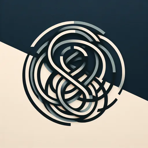 Monogram Logo Design Showcasing A Sophisticated, Intertwined Letter Design