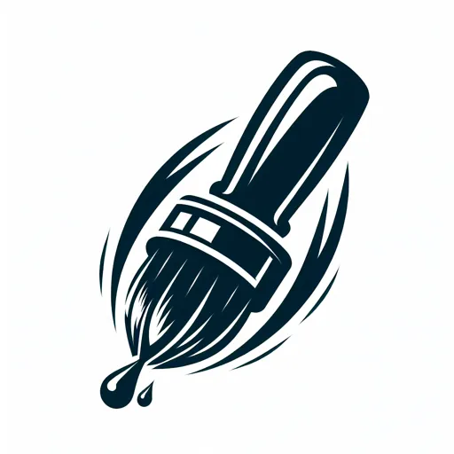 Nail Logo Design With A Stylized Nail Polish Brush And Dripping Lacquer
