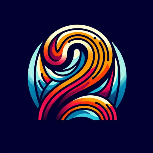 Number Logo Design With A Vibrant, Contemporary Digit
