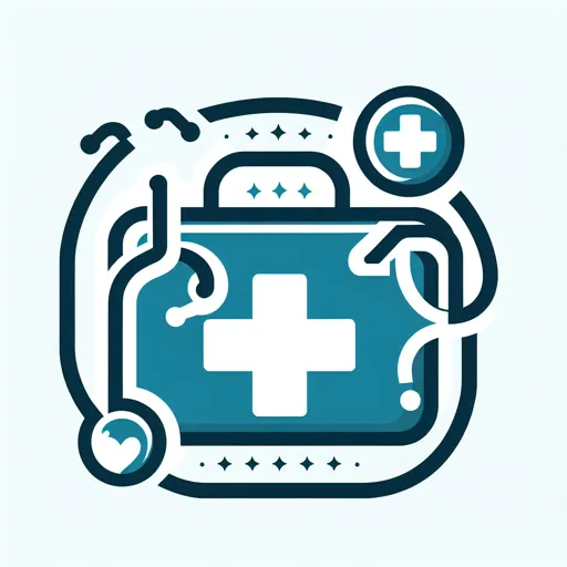Pharmacy Logo Design Featuring A First Aid Kit And Stethoscope