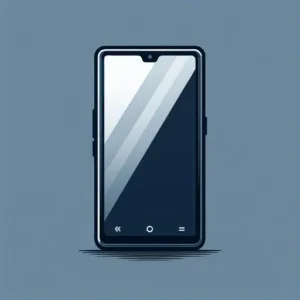 Phone Logo Design Featuring A Clean, Geometric Phone With A Touchscreen