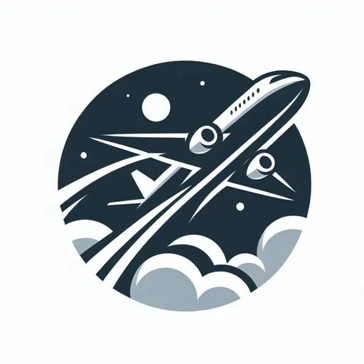 Pilot Logo Design With A Stylized Jet Soaring Through Clouds