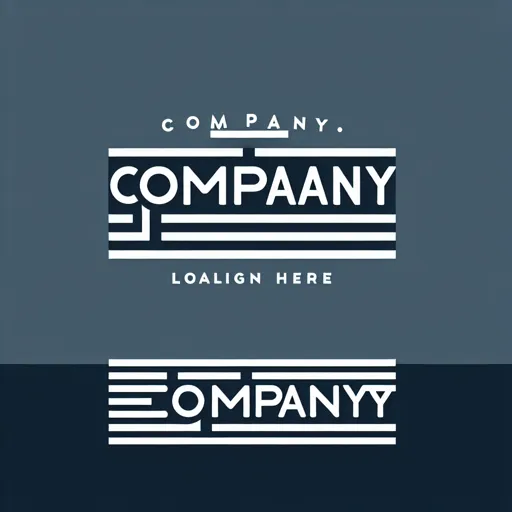 Word Logo Design With “Company” In A Professional Style
