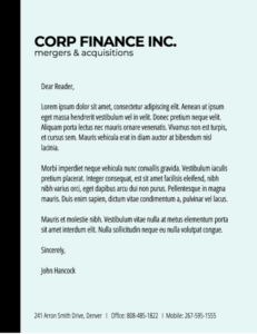 AI Letterhead Sample